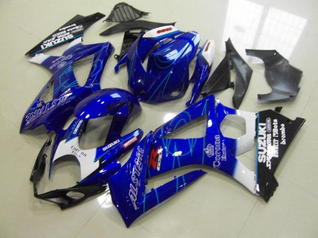 Blue Corona 07-08 GSXR 1000 Motorcycle Fairings Blue Corona 07-08 GSXR 1000 Motorcycle Fairings