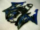 Blue Flame Black 08-16 YZF R6 Motorcycle Fairings