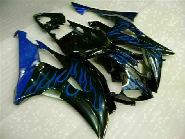 Blue Flame Black 08-16 YZF R6 Motorcycle Fairings