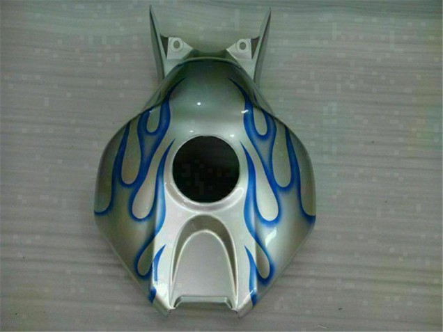 Blue Flame Silver 06-07 CBR1000RR Motorcycle Fairings Blue Flame Silver 06-07 CBR1000RR Motorcycle Fairings