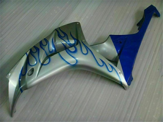 Blue Flame Silver 06-07 CBR1000RR Motorcycle Fairings Blue Flame Silver 06-07 CBR1000RR Motorcycle Fairings