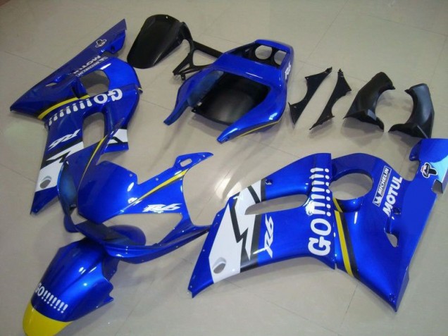 Blue Go Motul 98-02 YZF R6 Motorcycle Fairings Blue Go Motul 98-02 YZF R6 Motorcycle Fairings