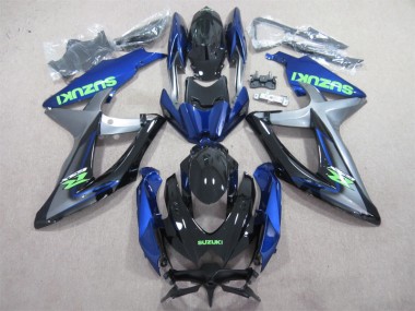 Blue Green Decal 08-10 GSXR 600 Motorcycle Fairings