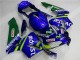 Blue Green Movistar Castrol 03-04 CBR600RR Motorcycle Fairings