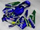Blue Green Movistar Castrol 03-04 CBR600RR Motorcycle Fairings