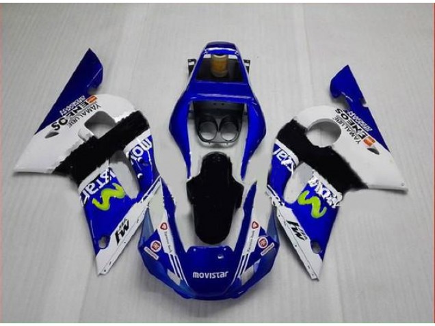 Blue Green White 98-02 YZF R6 Motorcycle Fairings Blue Green White 98-02 YZF R6 Motorcycle Fairings
