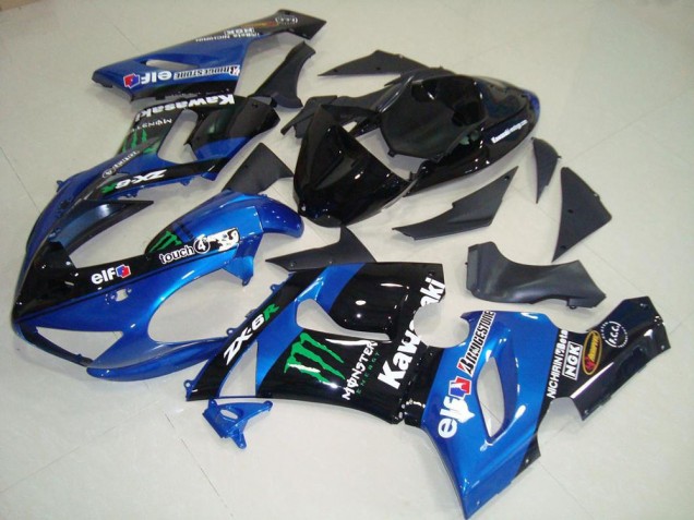Blue Monster 05-06 ZX6R Motorcycle Fairings Blue Monster 05-06 ZX6R Motorcycle Fairings