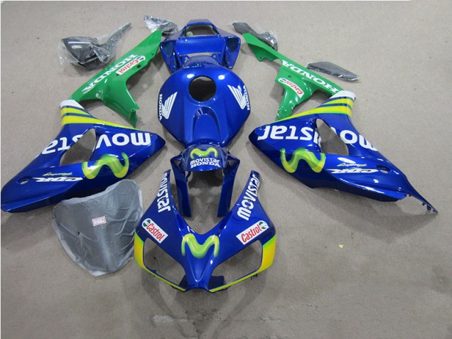 Blue Movistar Castrol 06-07 CBR1000RR Motorcycle Fairings Blue Movistar Castrol 06-07 CBR1000RR Motorcycle Fairings