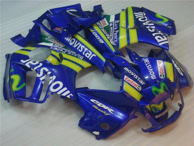 Blue Movistar Castrol 95-98 CBR600 F3 Motorcycle Fairings