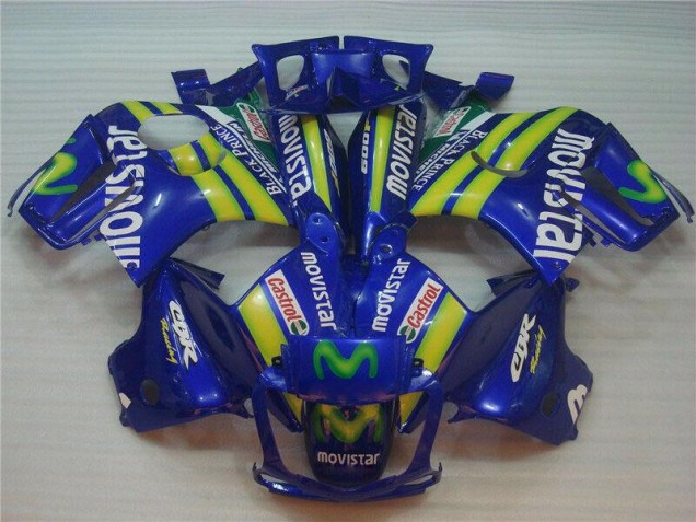 Blue Movistar Castrol 95-98 CBR600 F3 Motorcycle Fairings