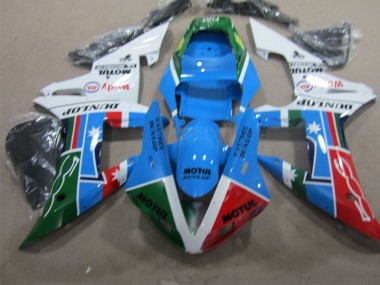 Blue Red Green Motul 04-05 CBR1000RR Motorcycle Fairing