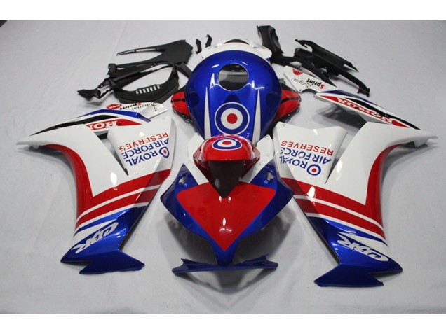 Blue Red Royal Air Force Reserves 12-16 CBR1000RR Motorcycle Fairings Blue Red Royal Air Force Reserves 12-16 CBR1000RR Motorcycle Fairings