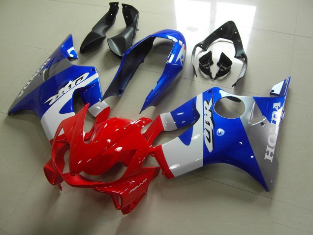 Blue Red White 04-07 CBR600 F4i Motorcycle Fairings Blue Red White 04-07 CBR600 F4i Motorcycle Fairings