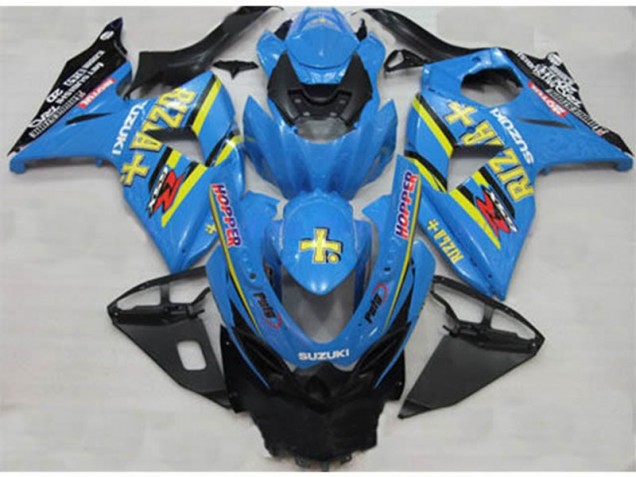 Blue Rizla Hopper 09-16 GSXR 1000 Motorcycle Fairings Blue Rizla Hopper 09-16 GSXR 1000 Motorcycle Fairings