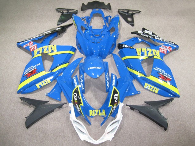 Blue Rizla Q8 Oils 09-16 GSXR 1000 Motorcycle Fairings