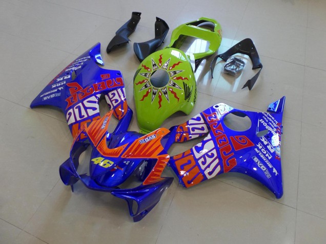 Blue Rossi 01-03 CBR600 F4i Motorcycle Fairings Blue Rossi 01-03 CBR600 F4i Motorcycle Fairings