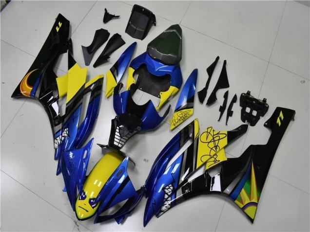 Blue Shark 06-07 YZF R6 Motorcycle Fairings Blue Shark 06-07 YZF R6 Motorcycle Fairings