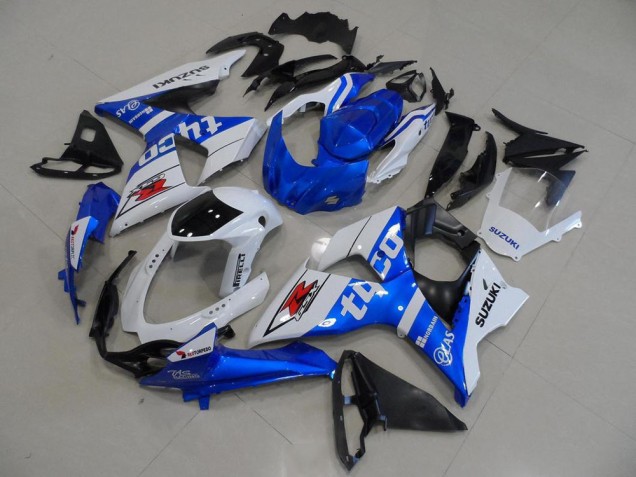 Blue Tyco 09-16 GSXR 1000 Motorcycle Bodywork Blue Tyco 09-16 GSXR 1000 Motorcycle Bodywork