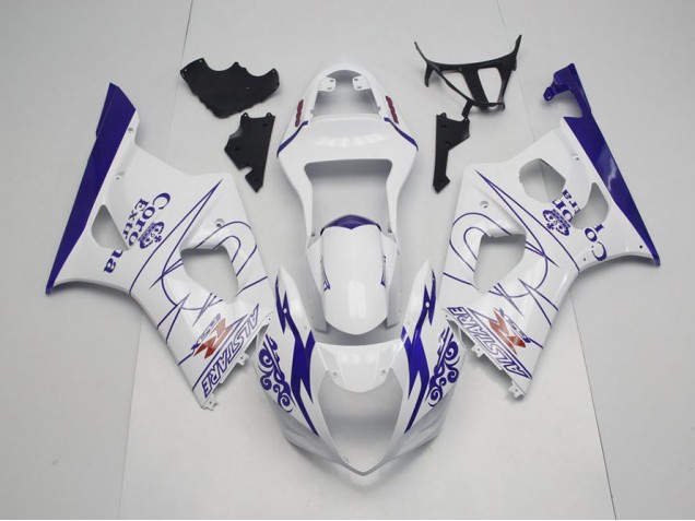 Blue Whie Corona 03-04 GSXR 1000 Motorcycle Fairings Blue Whie Corona 03-04 GSXR 1000 Motorcycle Fairings