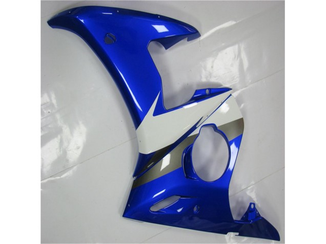 Blue White 03-05 YZF R6 Motorcycle Bodywork Blue White 03-05 YZF R6 Motorcycle Bodywork