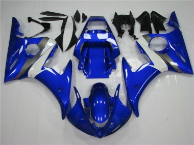 Blue White 03-05 YZF R6 Motorcycle Bodywork