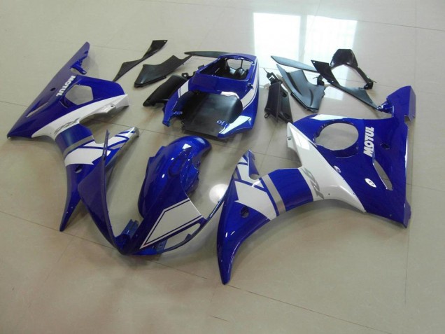 Blue White 03-05 YZF R6 Motorcycle Fairing Blue White 03-05 YZF R6 Motorcycle Fairing