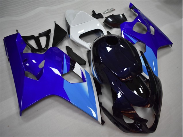 Blue White 04-05 GSXR 600/750 Motorcycle Fairings Blue White 04-05 GSXR 600/750 Motorcycle Fairings