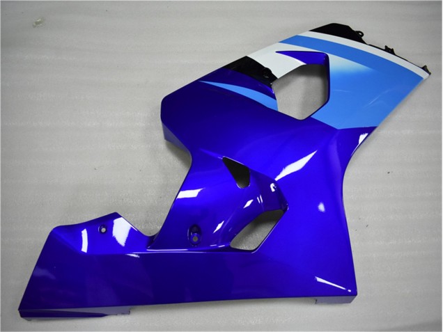 Blue White 04-05 GSXR 600/750 Motorcycle Fairings Blue White 04-05 GSXR 600/750 Motorcycle Fairings