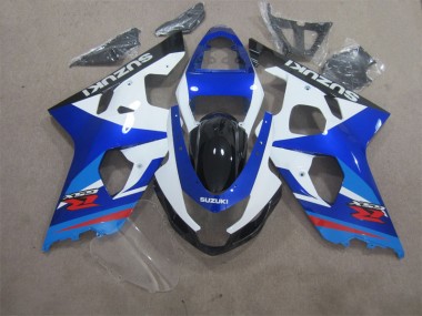 Blue White 04-05 GSXR 600 Motorcycle Fairing