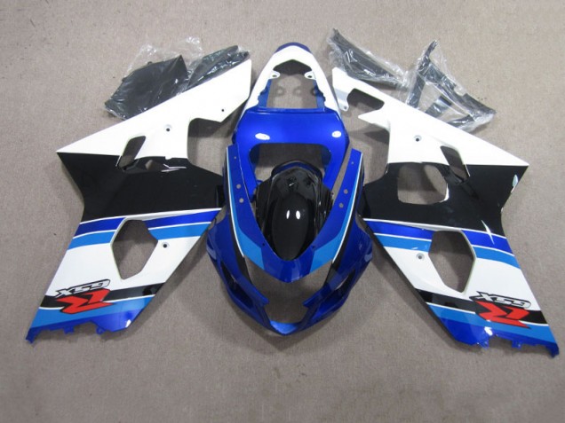 Blue White 04-05 GSXR 600 Motorcycle Fairings