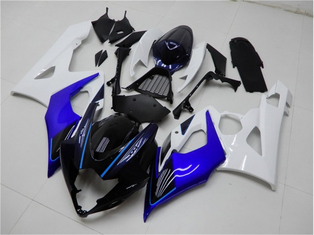 Blue White 05-06 GSXR 1000 Motorcycle Fairings