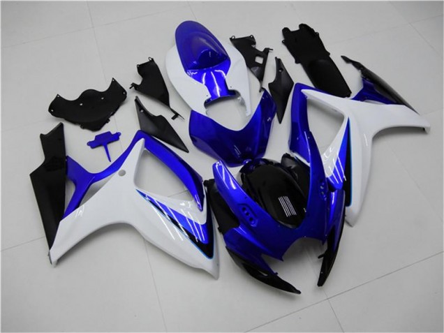 Blue White 06-07 GSXR 600/750 Motorcycle Fairing Kits Blue White 06-07 GSXR 600/750 Motorcycle Fairing Kits