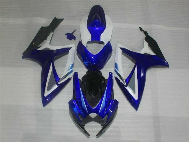 Blue White 06-07 GSXR 600/750 Motorcycle Fairings Blue White 06-07 GSXR 600/750 Motorcycle Fairings