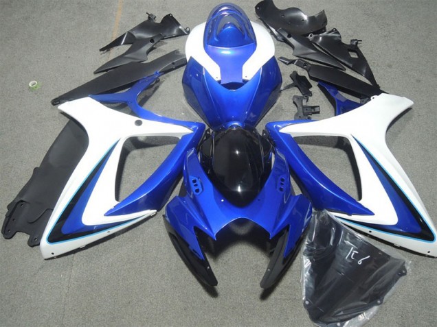 Blue White 06-07 ZX10R Motorcycle Fairings Blue White 06-07 ZX10R Motorcycle Fairings