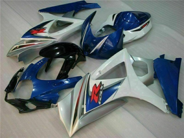 Blue White 07-08 GSXR 1000 Full Motorcycle Fairing Kits Blue White 07-08 GSXR 1000 Full Motorcycle Fairing Kits