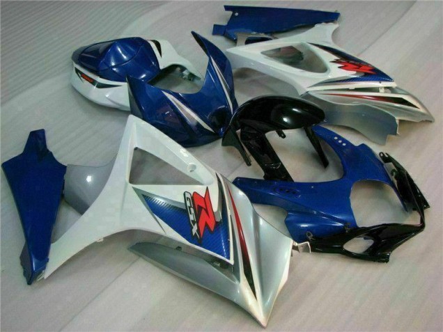 Blue White 07-08 GSXR 1000 Full Motorcycle Fairing Kits Blue White 07-08 GSXR 1000 Full Motorcycle Fairing Kits