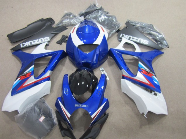 Blue White 07-08 GSXR 1000 Motorcycle Bodywork Blue White 07-08 GSXR 1000 Motorcycle Bodywork
