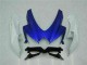 Blue White 08-10 GSXR 600/750 Full Motorcycle Fairing Kits