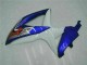 Blue White 08-10 GSXR 600/750 Full Motorcycle Fairing Kits