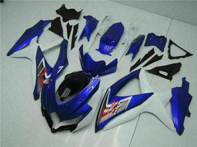 Blue White 08-10 GSXR 600/750 Motorcycle Fairing Kits Blue White 08-10 GSXR 600/750 Motorcycle Fairing Kits