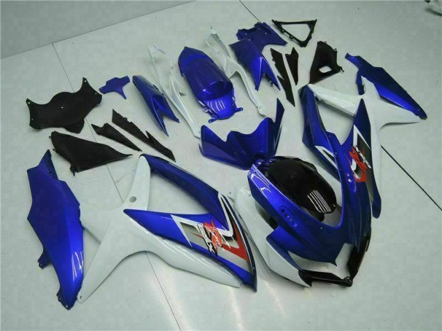 Blue White 08-10 GSXR 600/750 Motorcycle Fairing Kits Blue White 08-10 GSXR 600/750 Motorcycle Fairing Kits