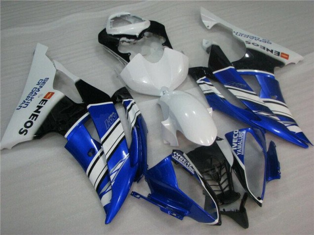 Blue White 08-16 YZF R6 Motorcycle Fairings