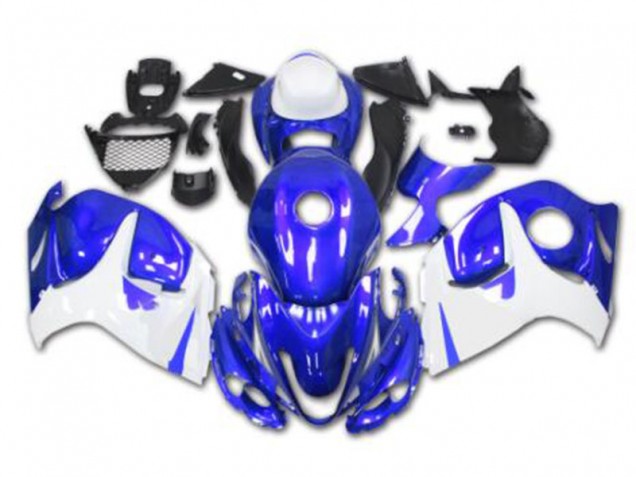 Blue White 08-19 GSXR 1300 Hayabusa Motorcycle Fairing Blue White 08-19 GSXR 1300 Hayabusa Motorcycle Fairing
