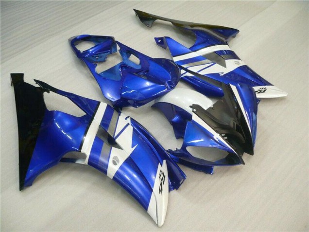 Blue White Black 08-16 YZF R6 Motorcycle Fairing