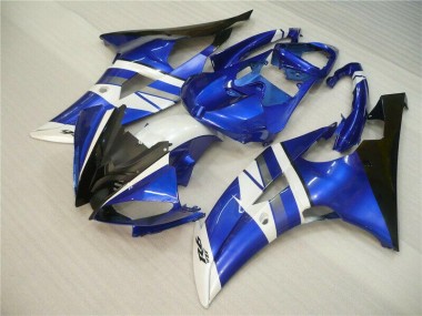 Blue White Black 08-16 YZF R6 Motorcycle Fairing