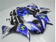 Blue White Black 12-14 YZF R1 Motorcycle Fairings Blue White Black 12-14 YZF R1 Motorcycle Fairings