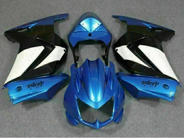 Blue White Black Ninja 08-12 EX250 Motorcycle Fairing Blue White Black Ninja 08-12 EX250 Motorcycle Fairing