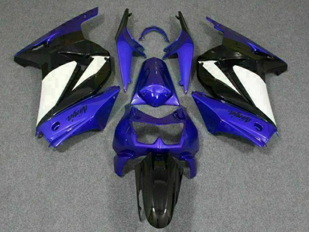Blue White Black Ninja 08-12 EX250 Motorcycle Fairings Blue White Black Ninja 08-12 EX250 Motorcycle Fairings