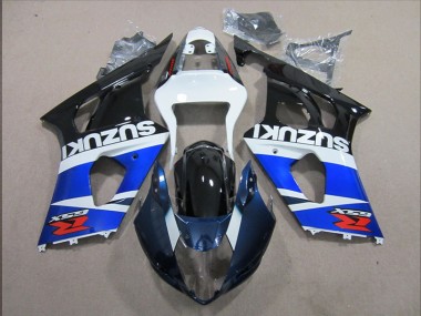 Blue White Decal 03-04 GSXR 1000 Motorcycle Fairings