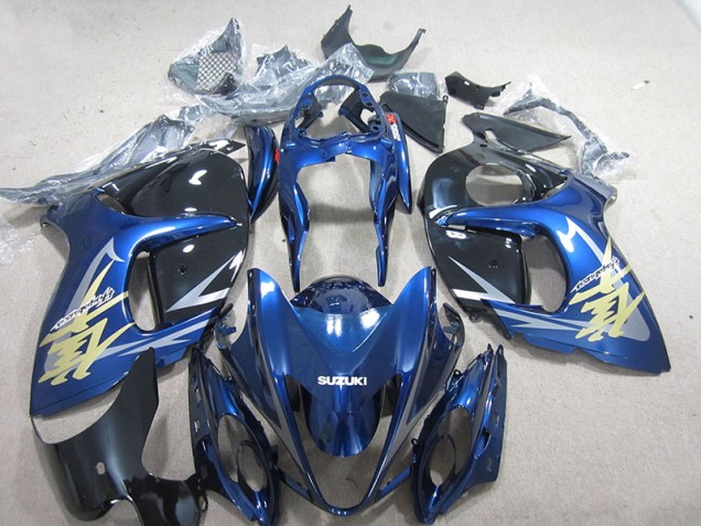 Blue White Gold Decal 08-19 GSXR 1300 Hayabusa Motorcycle Fairings Blue White Gold Decal 08-19 GSXR 1300 Hayabusa Motorcycle Fairings